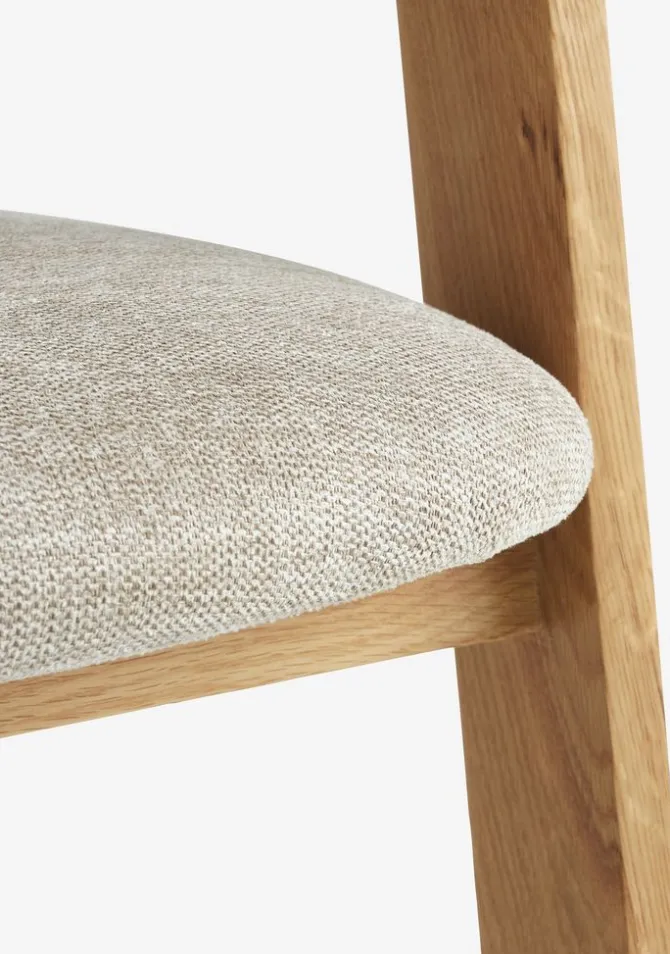 Spisebordsstol BOVRUP eg/beige stof