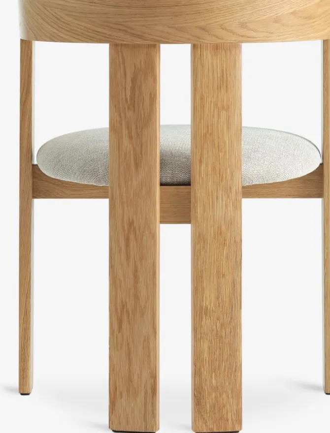 Spisebordsstol BOVRUP eg/beige stof