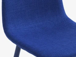 Spisebordsstol EJSTRUP blåt stof