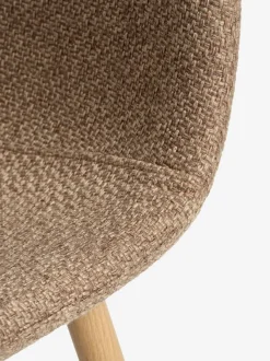 Spisebordsstol EJSTRUP mørk sand/egefarve