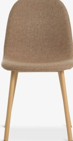 Spisebordsstol EJSTRUP mørk sand/egefarve