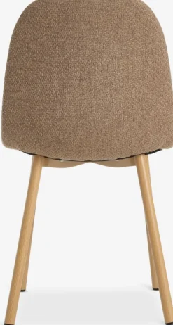 Spisebordsstol EJSTRUP mørk sand/egefarve