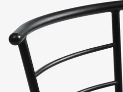 Spisebordsstol GADSTRUP sort/egefarve