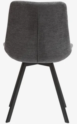 Spisebordsstol HYGUM drejebase grå/sort