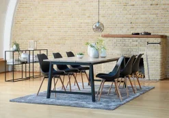 Spisebordsstol KASTRUP sort/eg