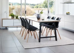 Spisebordsstol KASTRUP sort/eg