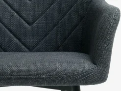 Spisebordsstol PURHUS grå/sort