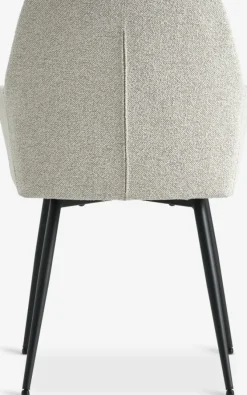 Spisebordsstol PURHUS råhvid/sort