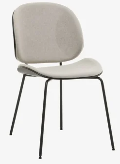 Spisebordsstol TESTRUP lys sand/sort