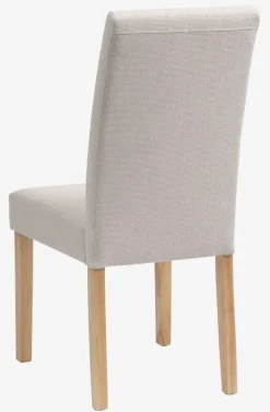 Spisebordsstol TUREBY beige stof