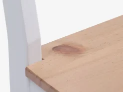 Spisebordsstol VISLINGE natur/hvid