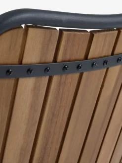 Stabelstol BASTRUP hårdttræ/sort