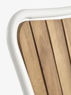 Stabelstol BASTRUP hårdttræ/hvid