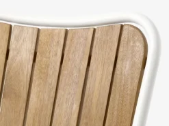 Stabelstol BASTRUP hårdttræ/hvid