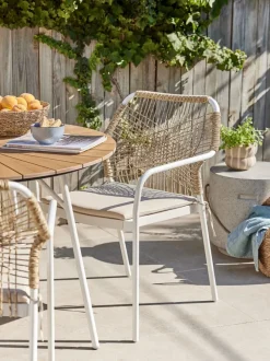 Stabelstol FASTRUP hvid