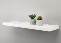 Svævehylde ABILD 80x24 hvid