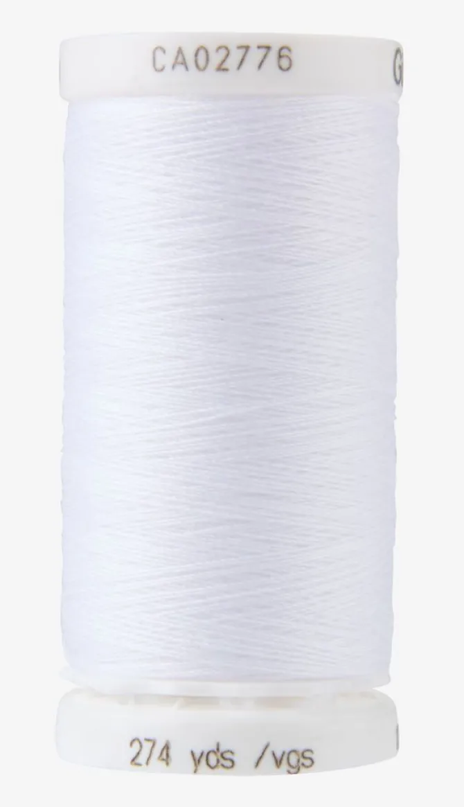 Sytråd 250m hvid polyester