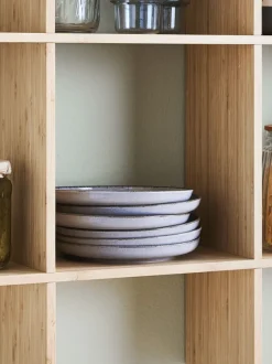 Tallerken FERDUS Ø19cm porcelæn grå