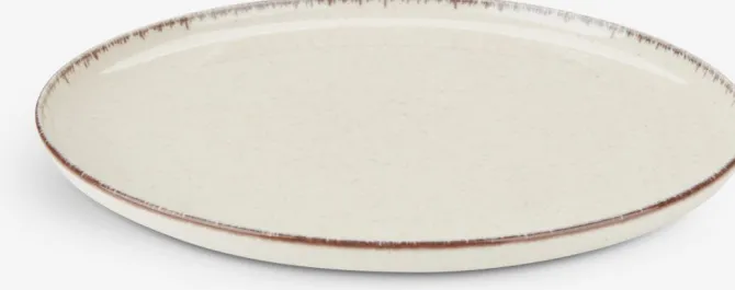 Tallerken FERDUS Ø27cm stentøj beige
