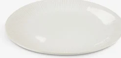 Tallerken STEFFEN Ø27cm lertøj hvid