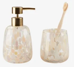 Tandbørsteholder EDSBRO håndlavet glas