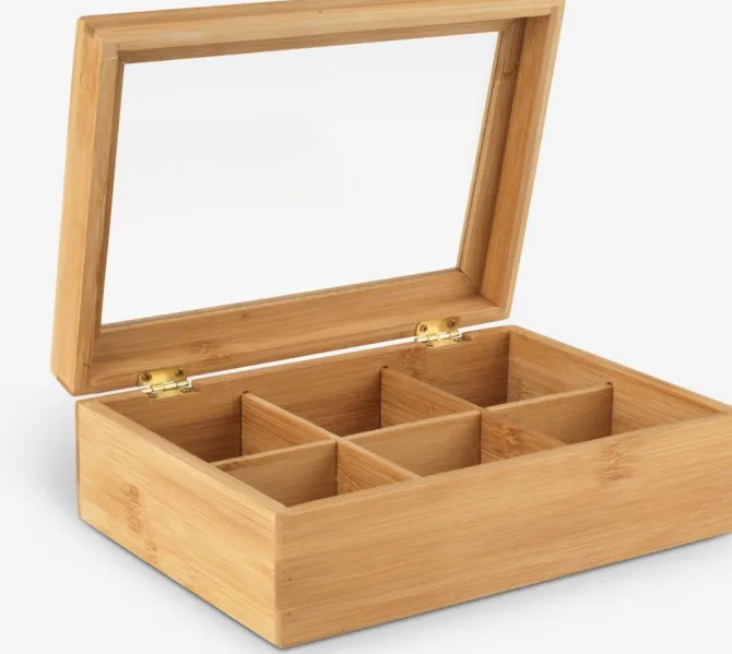 Tekasse STORM B23xL16xH8cm træ