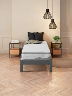 Topmadras 90x200 GOLD T110 grå WELLPUR