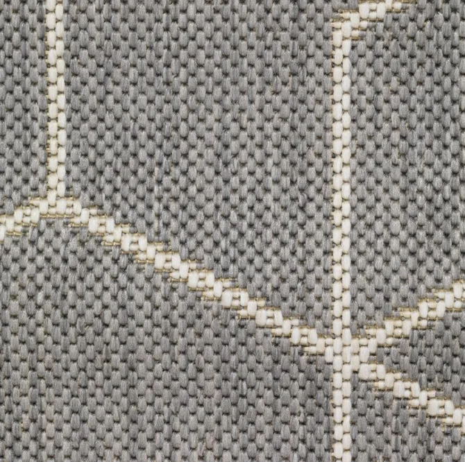 Tæppe BALSATRE 160x230 grå/hvid