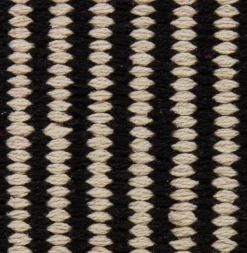 Tæppe HOSTA 65x140 sort/beige