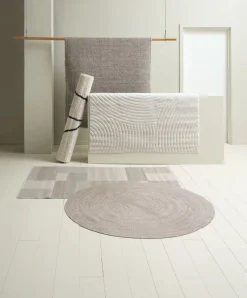 Tæppe MASKROS Ø160 taupe/beige