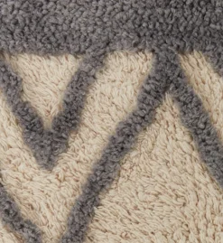 Tæppe PENGEURT 70x160 råhvid/grå