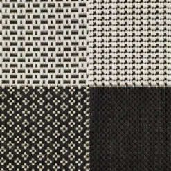 Tæppe RIPS 130x193 sort/beige