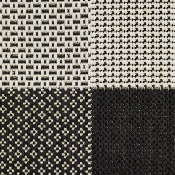 Tæppe RIPS 130x193 sort/beige