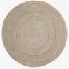 Tæppe SANDELTRE Ø120 natur/grå