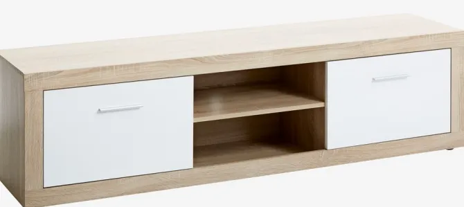 TV-bord FAVRBO eg/hvid