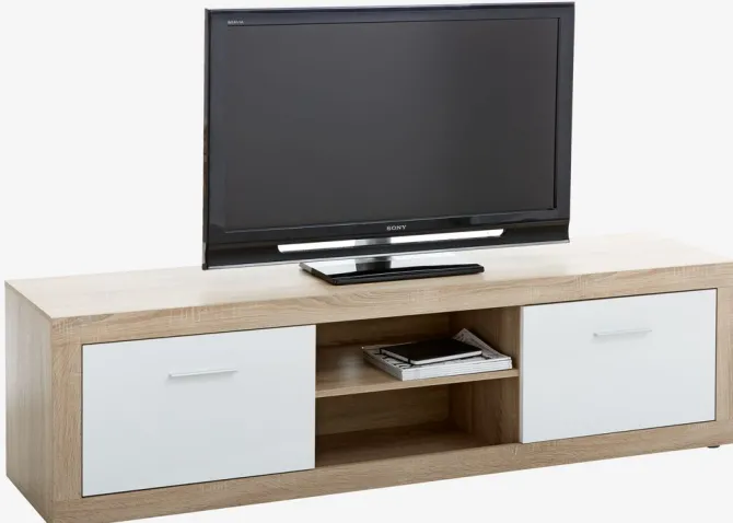 TV-bord FAVRBO eg/hvid