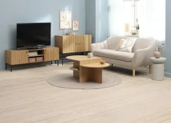 TV-bord HEMDRUP 2 låger egefarve