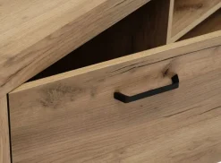 TV-bord LINTRUP 2 låger lys egefarve