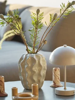 Vase ALEXANDER Ø16xH20cm grå