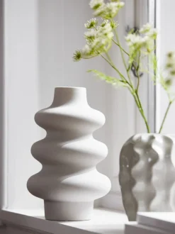 Vase ALVIS Ø20xH30cm hvid