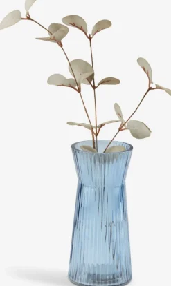 Vase HILBERT Ø8xH16cm blå