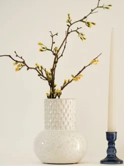 Vase INGBERT Ø15xH18cm hvid