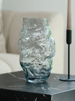 Vase JARL Ø18xH30cm blå