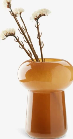 Vase KELD Ø19xH25cm gul