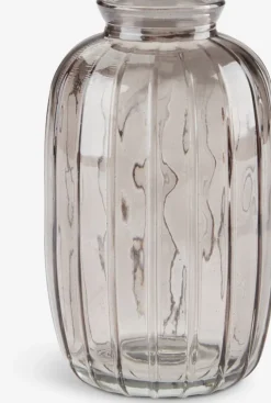 Vase ROAR Ø7xH12cm grå