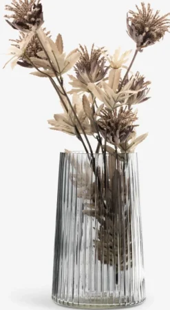 Vase ROY Ø13xH20cm grå