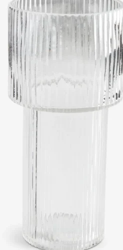 Vase RUNE Ø12xH25cm klar