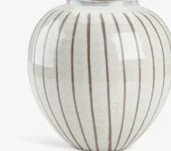 Vase SOFUS Ø21xH21cm grå/brun