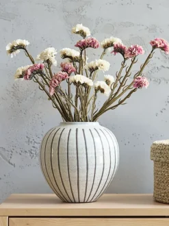 Vase SOFUS Ø21xH21cm grå/brun