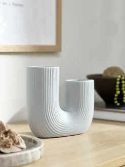 Vase TORMUND B18xL6xH17cm blå